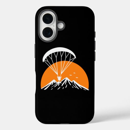 Paramotoring Retro Vintage Case-Mate iPhone Hülle (Rückseite)