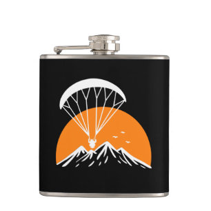 Paramotoring Retro Vintage Flachmann