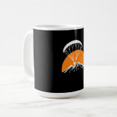 Paramotoring Retro Vintage Kaffeetasse (Vorderseite Links)