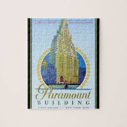 Paramount Building New York City Puzzle (Vertikal)