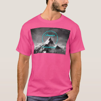 Paramount Neon Blue Logo Szenerie T-Shirt