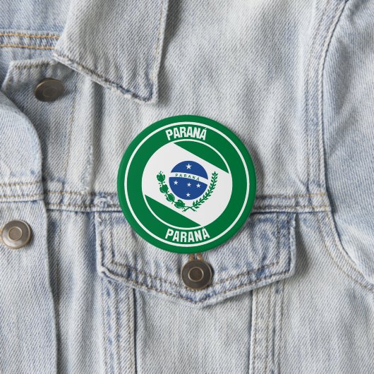 Paraná-RundEmblem Button (Beispiel)