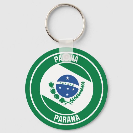 Paraná-RundEmblem Schlüsselanhänger (Vorderseite)