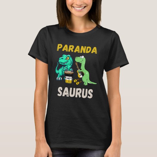 Parandasaurus Dinosaurier spielen Garifuna trorum T-Shirt (Vorderseite)