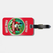 Parang Sereno Feliz Navidad auf RED Gepäckanhänger (Rückseite horizontal)