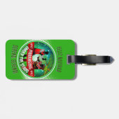 Parang Sereno Feliz Navidad zu GREEN Gepäckanhänger (Rückseite horizontal)