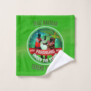 Parang Sereno Feliz Navidad zu GREEN Waschlappen