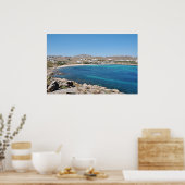 Paranga Beach - Mykonos - Poster (Küche)