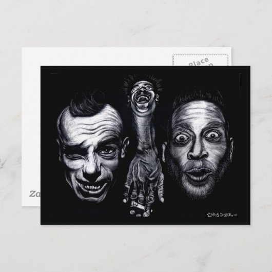 Paranoia  postkarte (Vorne/Hinten)