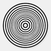 Paranoia Runder Aufkleber (Vorderseite)