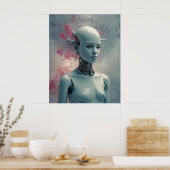 Paranoid Android - Dynamische surreale Kunst Poster (Küche)