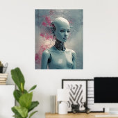 Paranoid Android - Dynamische surreale Kunst Poster (Heimbüro)