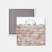 Paranoid-Backstein - Magnet (Vorderseite/Rückseite)