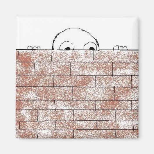 Paranoid-Backstein - Magnet (Vorne)