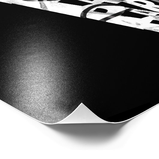 PARANOID! Graphic Poster ( OCD version ) (Ecke)