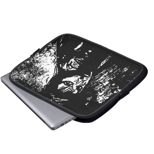 Paranoid Laptopschutzhülle (Vorne Knopf)