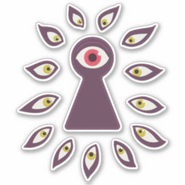 Paranoide Angst Aufkleber