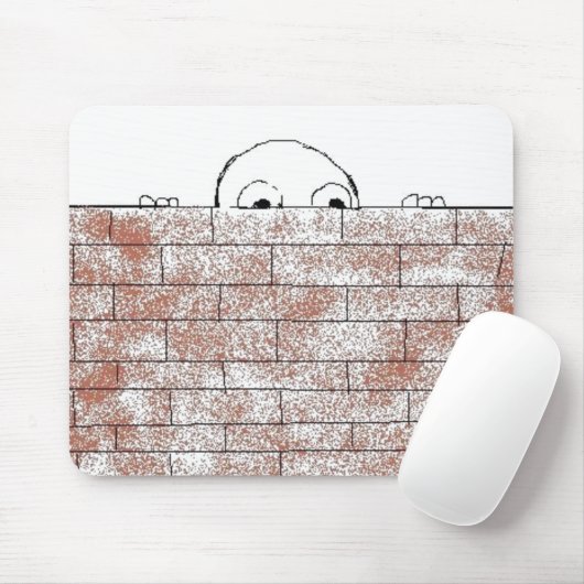 Paranoider Ziegelstein - mousepad (Mit Mouse)