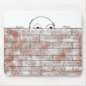 Paranoider Ziegelstein - mousepad (Vorne)