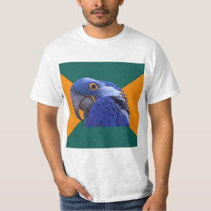 Paranoides Papageien-Vogel-Ratetier Meme T-Shirt