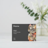 Paranoiker, mehr, die, sehe ich visitenkarte (Stehend Vorderseite)