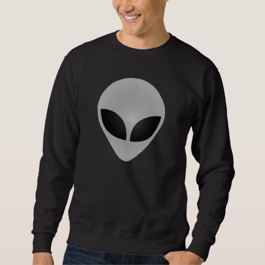 Paranormal alien-Kopf Sweatshirt (Vorderseite)