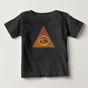 Paranormal Alle sehen Auge der Vorsehung spirituel Baby T-shirt