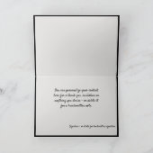 Paranormal Eerie Shadow Ghost Hand Karte (Innenseite)