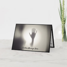 Paranormal Eerie Shadow Ghost Hand Karte