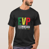 Paranormal EVP Jagd Geist Jäger Abenteuer Tan T-Shirt (Vorderseite)