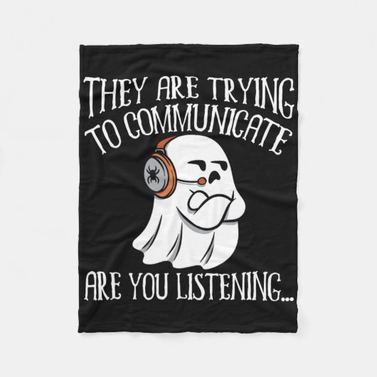 Paranormal Evp Jagd Geisterjäger Abenteuer 2 Fleecedecke (Vorderseite)