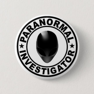 Paranormal Forscher-alien-Knopf Button