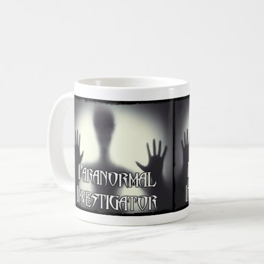 Paranormal Forscher-Geist-Tasse Kaffeetasse (Vorderseite Links)