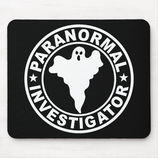 Paranormal Forscher-Logo-Geist-Jagd Mousepad (Vorne)