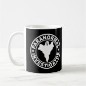 Paranormal Forscher-Logo-Geist-Jäger Kaffeetasse (Links)
