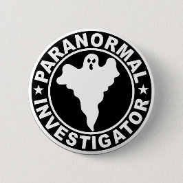 Paranormal Forscher-Logo-Halloween-Kostüm Button