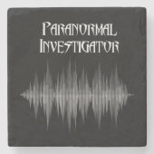 Paranormal Forscher Soundwave MarmorUntersetzer Steinuntersetzer (Vorderseite)