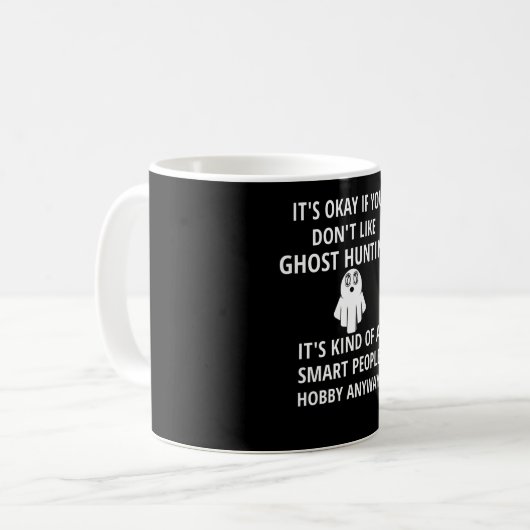 Paranormal Invasion Ghost Jäger Geisterjagd Kaffeetasse (Vorderseite Links)