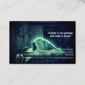 Paranormal Investigator Eerie Ghost Visitenkarte (Rückseite)