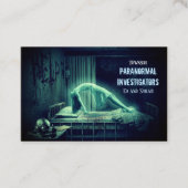 Paranormal Investigator Eerie Ghost Visitenkarte (Vorderseite)