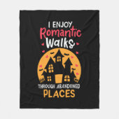 Paranormal Investigator Geisterjagd Fleecedecke (Vorderseite)