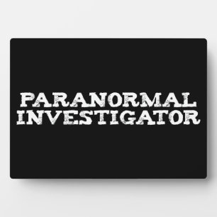 Paranormal Investigator Geisterjagd Fotoplatte
