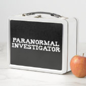 Paranormal Investigator Geisterjagd Metall Brotdose (Beispiel)