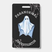 Paranormal Investigator Ghost & Cobnets Black Ausweis (Vorderseite)