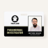 Paranormal Investigator Ghost Hunter Foto ID-Abzei Ausweis (Vorderseite)