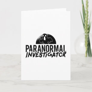 Paranormal Investigator Ghost Hunter Ghost Jäger Karte
