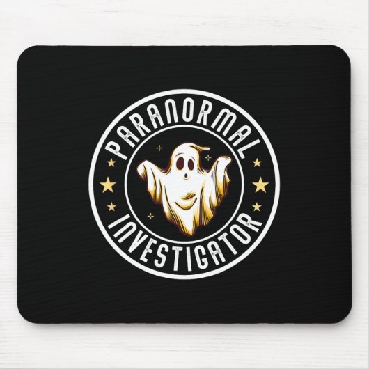 Paranormal Investigator Ghost Hunter Ghost Jäger Mousepad (Vorne)