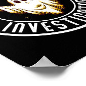 Paranormal Investigator Ghost Hunter Ghost Jäger Poster (Ecke)