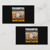 Paranormal Investigator Ghost Hunter Ghost Jäger Visitenkarte (Vorne/Hinten)