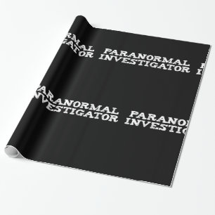 Paranormal Investigator Ghost Jagd Geschenkpapier
